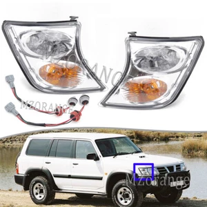 N/S O/S Front Indicator light Corner Lamp Clear For Nissan Patrol Y61 1997-2004 - Picture 1 of 10