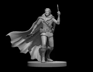 Human Male Rogue 28mm Scale DND D&D Tabletop Miniature - Picture 1 of 1
