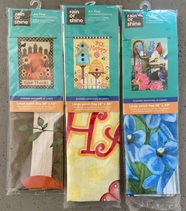 Rain or Shine Art Flag 28" X 40" - Pack de 3 - Nuevo - Imagen 1 de 1