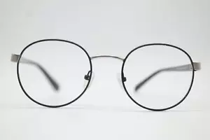 Brille Eyes and More DEAN1 Schwarz Silber Blau Oval Brillengestell eyeglasses - Picture 1 of 6