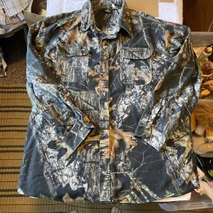 RedHead Shirt Men 2XL Long Camo Mossy Oak Break Up Hunting Button Up Long Sleeve - Picture 1 of 10
