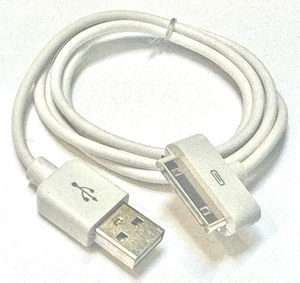 Genuine Apple MA591G/C 30-pin to USB Data Cable Charger For iPad iPod iPhone - Picture 1 of 2