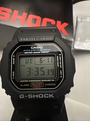 NEW CASIO G-Shock DW-5600E-1VCT Black New In Box W/ Papers - Image 1 of 4