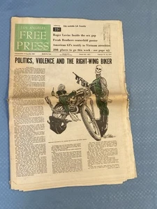 Los Angeles Free Press The Doors 1971 Led Zeppelin EARLY FREAK BROS COMIC - Picture 1 of 10