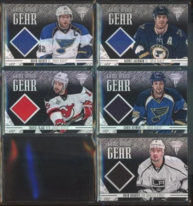 2012-13 Panini Titanium Game Worn Gear Lot Of 5 Cards - Picture 1 of 2