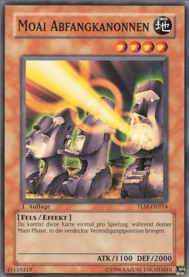 YuGiOh Moai Abfangkanonen TLM-DE014 Common NM 1st - Bild 1 von 2