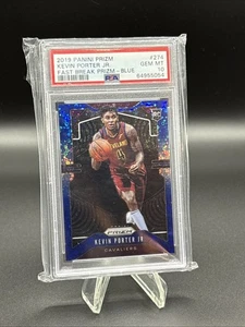 🔥 2019 Panini Prizm #274 Kevin Porter Jr RC Rookie Blue Prizm # 5/175 PSA 10 🔥 - Picture 1 of 3
