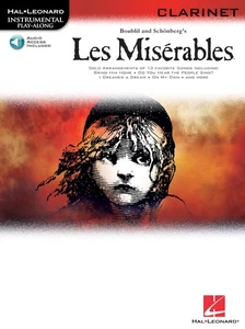 Les Miserables Clarinet Solo Sheet Music 13 Songs Play-Along Book & Online Audio - Picture 1 of 1