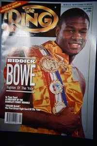 Vtg The Ring Boxing Magazine Riddick Bowe April 1993 - Picture 1 of 2