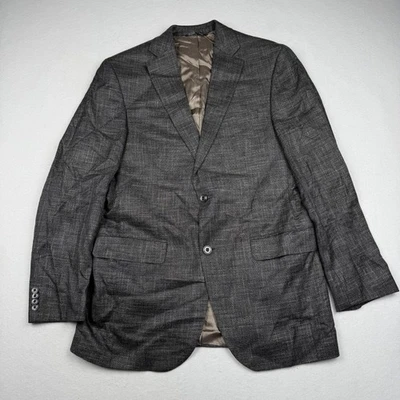 Chaqueta Blazer Jack Victor Para Hombre 40 Gris Dos Botones Tela Italiana Bambú Viscosa Foto 1 de 4