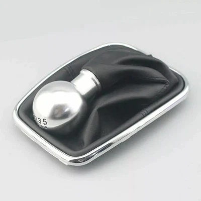 Black 5 Speed Gear Shift Knob Aluminum Alloy For VW Bora Golf MK4 Jetta - Image 1 of 2