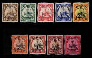 CAMEROON 1915 C.E.F., RANGE TO 8d ON 80pf, FAIR TO FINE MINT, CAT. £111.75 - Picture 1 of 2