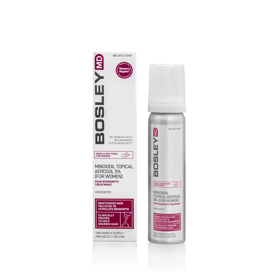 BosleyMD Women's Extra Strength Minoxidil 5% Topical (Foam) - Image 1 of 1
