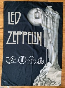 Vintage Led Zeppelin Wall Banner Tapestry 1994 Myth Gem Winterland RockExpress - Picture 1 of 5