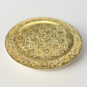 Vintage Stouffer Fine China Gold Floral 10,5" Teller - Bild 1 von 10