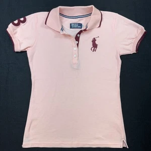 Polo Ralph Lauren Girls Pink Rugby Big Pony Number 3 Size G - Picture 1 of 8