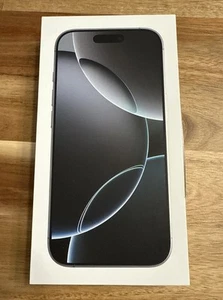 Apple iPhone 16 Pro White Titanium 512GB Empty Box ONLY Genuine Apple No Phone - Zdjęcie 1 z 6