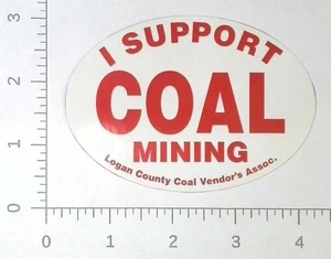 Logan County Kohleverkäufer Assn West Virginia Werbung Kühlschrankmagnet - Bild 1 von 1