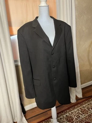 Men’s Black Dress Jacket, Size X-Large, By Jones Of New York, 100% Wool,  - Image 1 of 4
