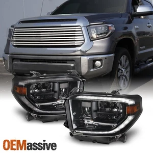 For 2014-2021 Toyota Tundra SR SR5 Conversion Halogen to Full LED Headlights - Picture 1 of 12