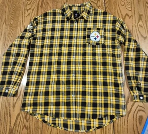 Pittsburgh Steelers Shirt Mens XL NFL Football Plaid Flannel Team Apparel - Picture 1 of 13