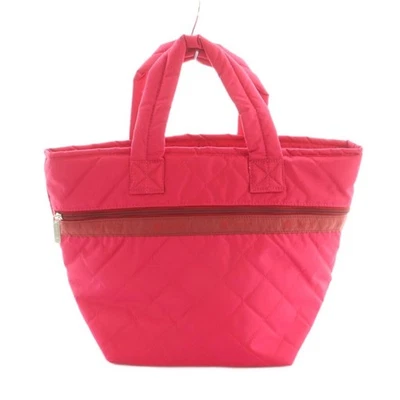 Bolso de Mano Lesportsac LesportSAC × Megumi Kanzaki Acolchado Nylon Rosa/MI ■OS Foto 1 de 4