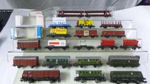 Konvolut 20 tlg. Märklin H0 Waggons, spielbar mit Mängeln, teils OVP -#1842 - Picture 1 of 23