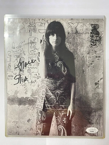 Grace Slick kinked fingers Jefferson Signed 8x10 Photo AUTO Autographed JSA COA Cover
