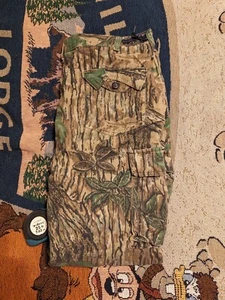 VINTAGE Duxbak Pants Mens XL Realtree Camo Cargo Hunting Made in USA - Picture 1 of 8