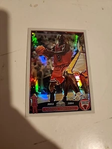 Linton Johnson RC 2003-04 Topps Chrome REFRACTOR Rookie Card#161!Bulls F RC - Picture 1 of 3