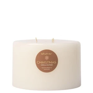 Elume Pillar Cinnamon Vanilla Nutmeg 3 Wick Candle - Picture 1 of 6