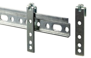 Aufhängeschiene 2x Schrankaufhänger Wandleiste Schrankschiene Wandschiene SET