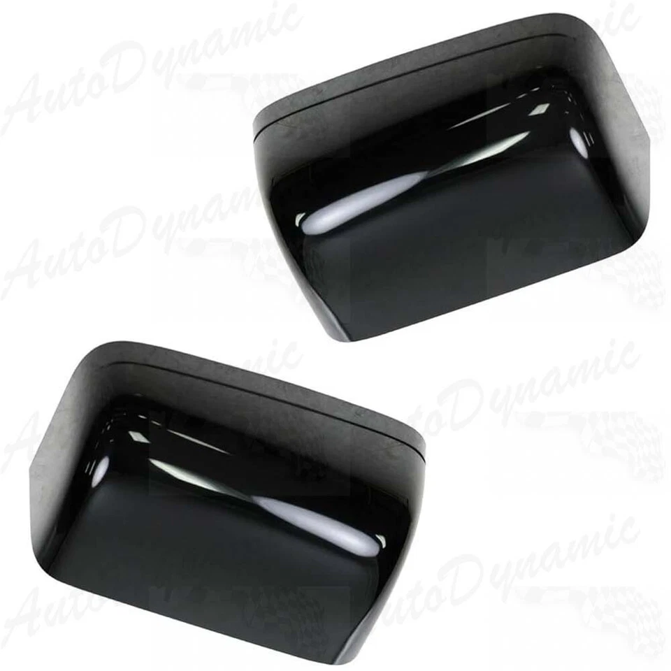 CUBIERTA DE ESPEJO RETROVISOR NEGRO BRILLANTE MITAD SUPERIOR PARA FORD F-250 F-350 F-450 2008-2016 Foto 1 de 1