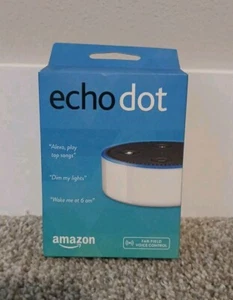Amazon Echo Dot (2nd Generation) Smart Assistant - White - Brand new Unopened - Picture 1 of 1
