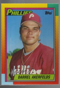 1990 Topps Traded Box Set Collector's Edition (Tiffany) Darrel Akerfelds #1T
