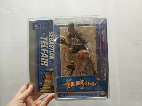 McFarlane's NBA EXCLUSIVE SEBASTIAN TELFAIR Debut Figure PORTLAND TRAIL BLAZERS Cover
