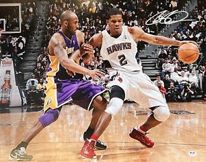 Joe Johnson autographed signed 16x20 photo NBA Atlanta Hawks PSA COA Kobe Bryant