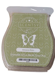 Barra de fusión de cera Scentsy Amazon Rain 2,6 oz nueva - Imagen 1 de 2