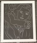   * Line Drawing of a Woman * By Matisse  Framed Art Print