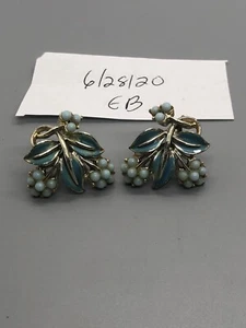 Hermosos pendientes vintage con clip - Imagen 1 de 6