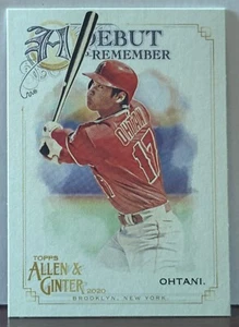 2020 Topps Allen & Ginter Debut Performer #20 Shohei Ohtani - Picture 1 of 1