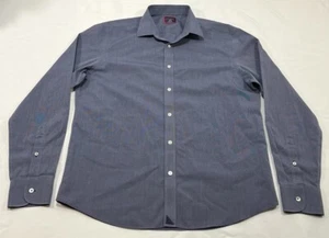 Untuckit Button Down L/S Shirt Men's Size Large Blue (Gray) Cotton Orville WF - Picture 1 of 8