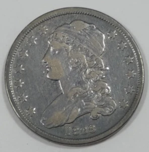 1838 Capped Bust Quarter Very Fine VF Silver 25c - Picture 1 of 4