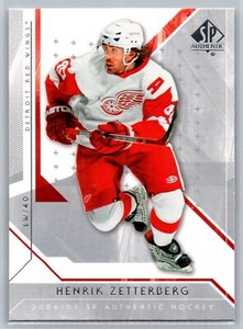 2006  SP Authentic #65 Henrik Zetterberg Detroit Red Wings
