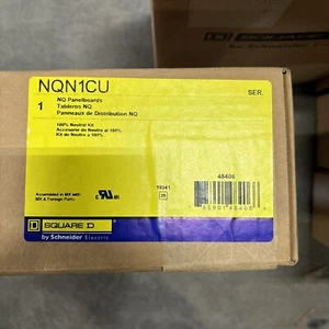 SQUARE D NQN1CU : PANELBOARD NQ 100A 100% CU NEUTRAL KIT NEW! - Picture 1 of 2