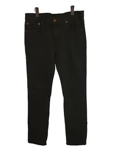 Pantalones de mezclilla negros lavados oscuros calce ajustado talla 32x34 Levi’s 511 para hombre usados en excelente estado - Imagen 1 de 6