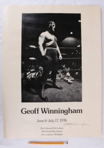 RARE Geoff Winningham Signed Poster, Halsted Gallery, 1976, 18" x 20" - Picture 1 of 6
