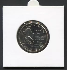 USA 1/4$ 2009 P Territories Quarters US Virgin Islands KM#449 CuNi UNC B2063 - Picture 1 of 2