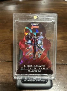 2022 Marvel Fleer Ultra Avengers Checkmate CP-17 MAGNETO Black Villian Pawn - Bild 1 von 2