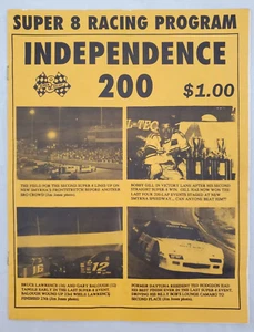 Super 8 Racing Program ~ INDEPENDENCE 200 11.05.1991 ~ NASCAR Racing Prospekt - Bild 1 von 10